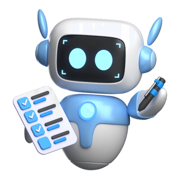 Assistente jurídico virtual com inteligência artificial em fundo rosa