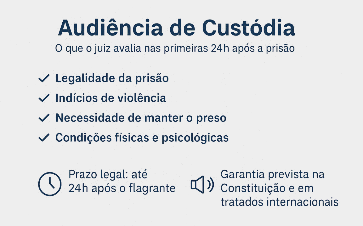 Audiência de Custódia em 2025: O que é, como funciona